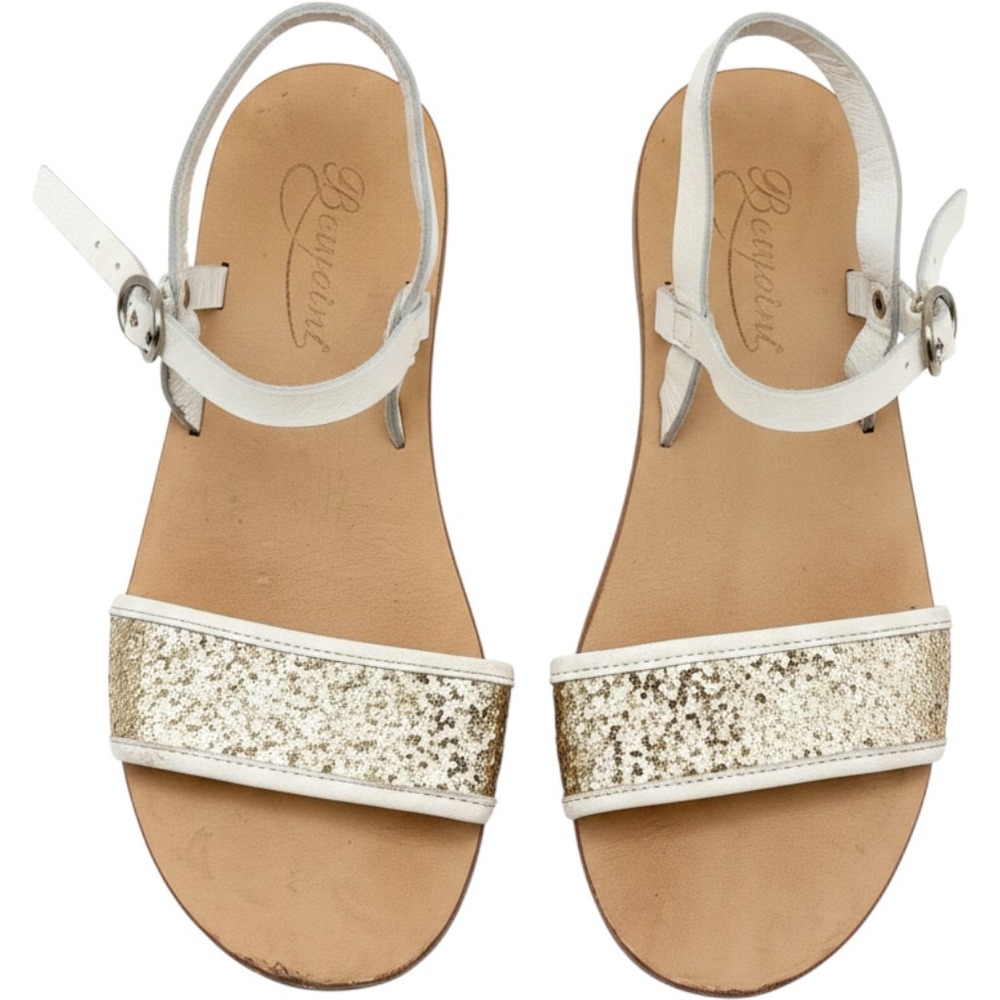 Bonpoint Gold Glitter Sandals Size 29/US 12.5